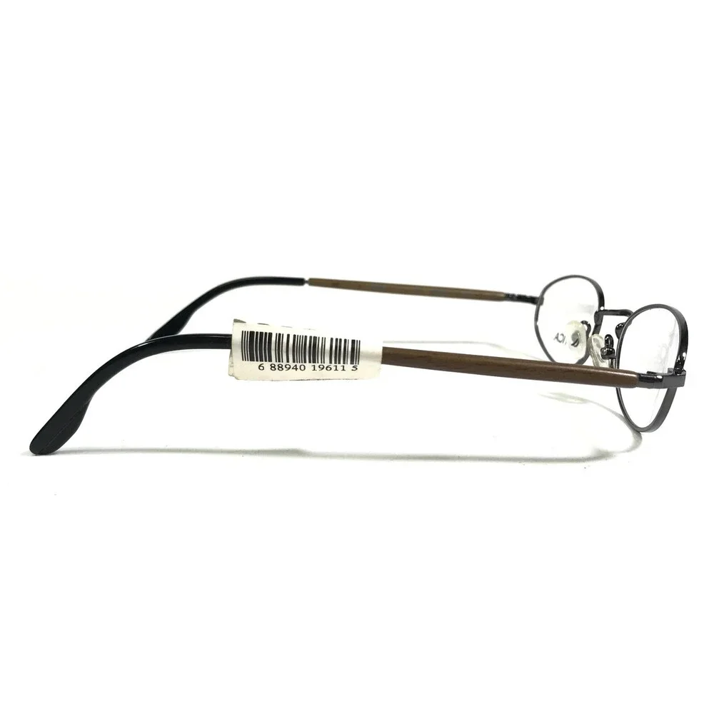 Nautica Eyeglasses Frames N7900 401 Brown blue Grey Round Wire Rim 49-20-140